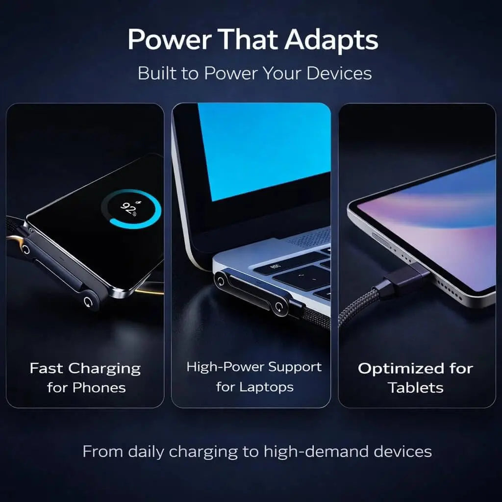 🔥 Buy 1 Get 1 Free | 2-in-1 Invisible Holder Charger Cable|240w super fast charging Fast Charging Cord