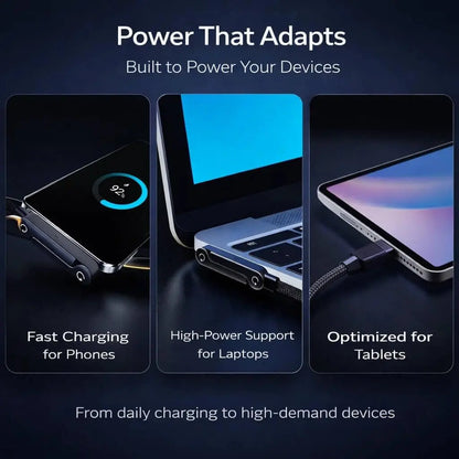 🔥 Buy 1 Get 1 Free | 2-in-1 Invisible Holder Charger Cable|240w super fast charging Fast Charging Cord