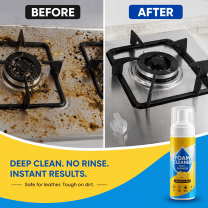 🔥Last Day 50% OFF🔥 Multi-Surface Foam Cleaner | No Rinse Car Interior & Home Cleaning Solution, Wipe & Done