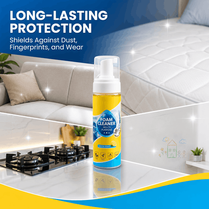 🔥Last Day 50% OFF🔥 Multi-Surface Foam Cleaner | No Rinse Car Interior & Home Cleaning Solution, Wipe & Done